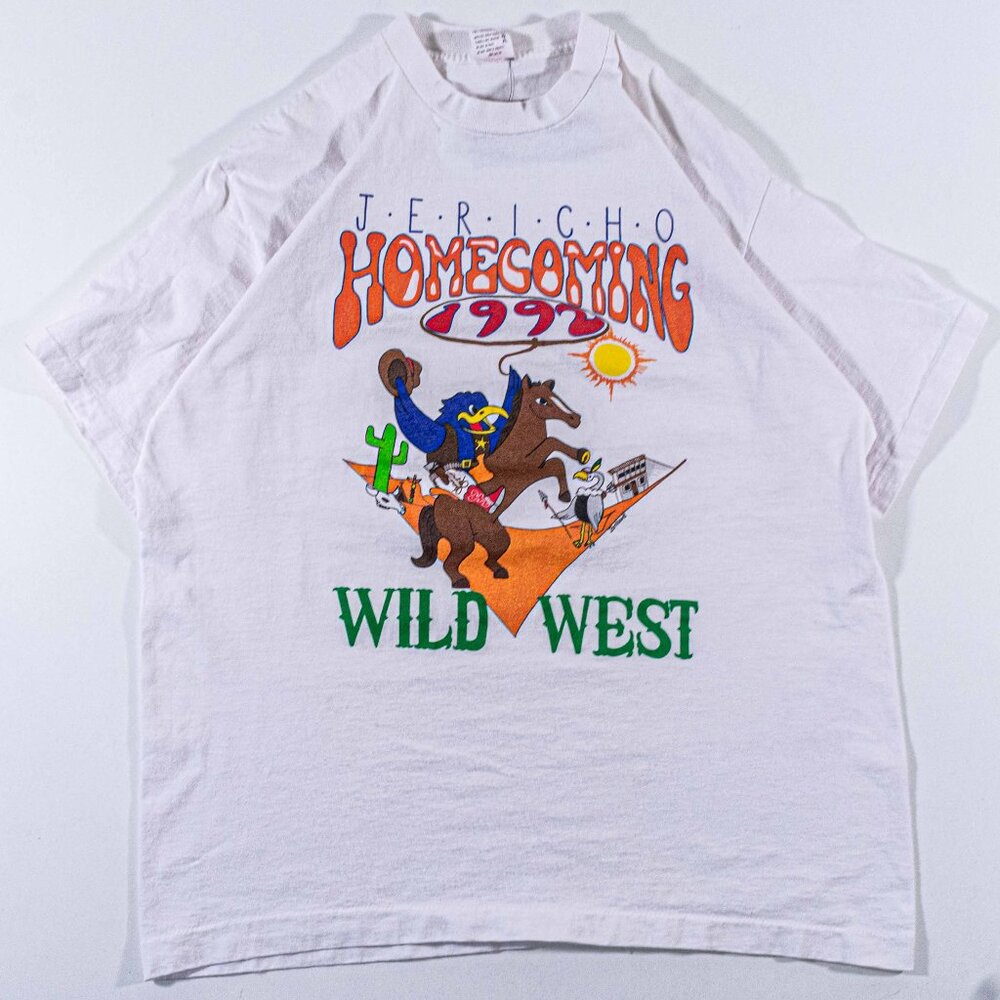 Vintage PONY Wild West T-Shirt XL 90s Jericho Homecoming Single Stitch Cowboy
